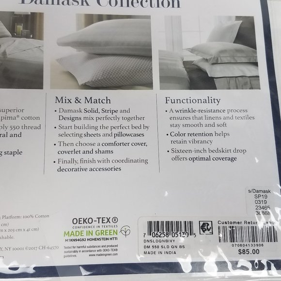 Charter Club Damask Collection Ivory Bedskirt - Picture 5 of 5